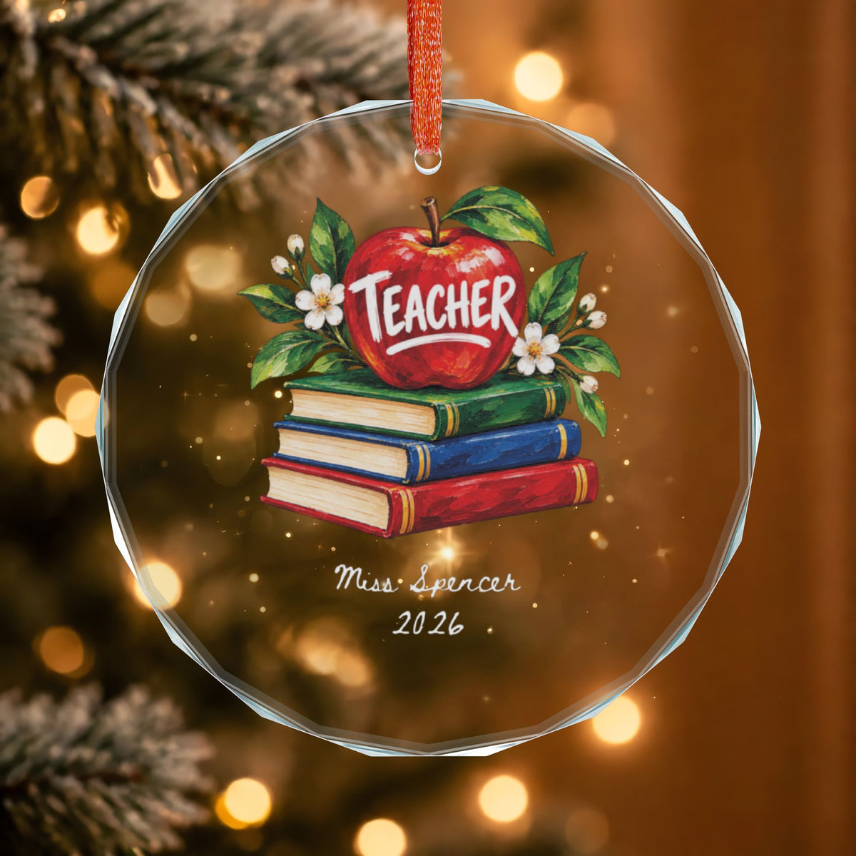Signature Crystal Christmas Ornament