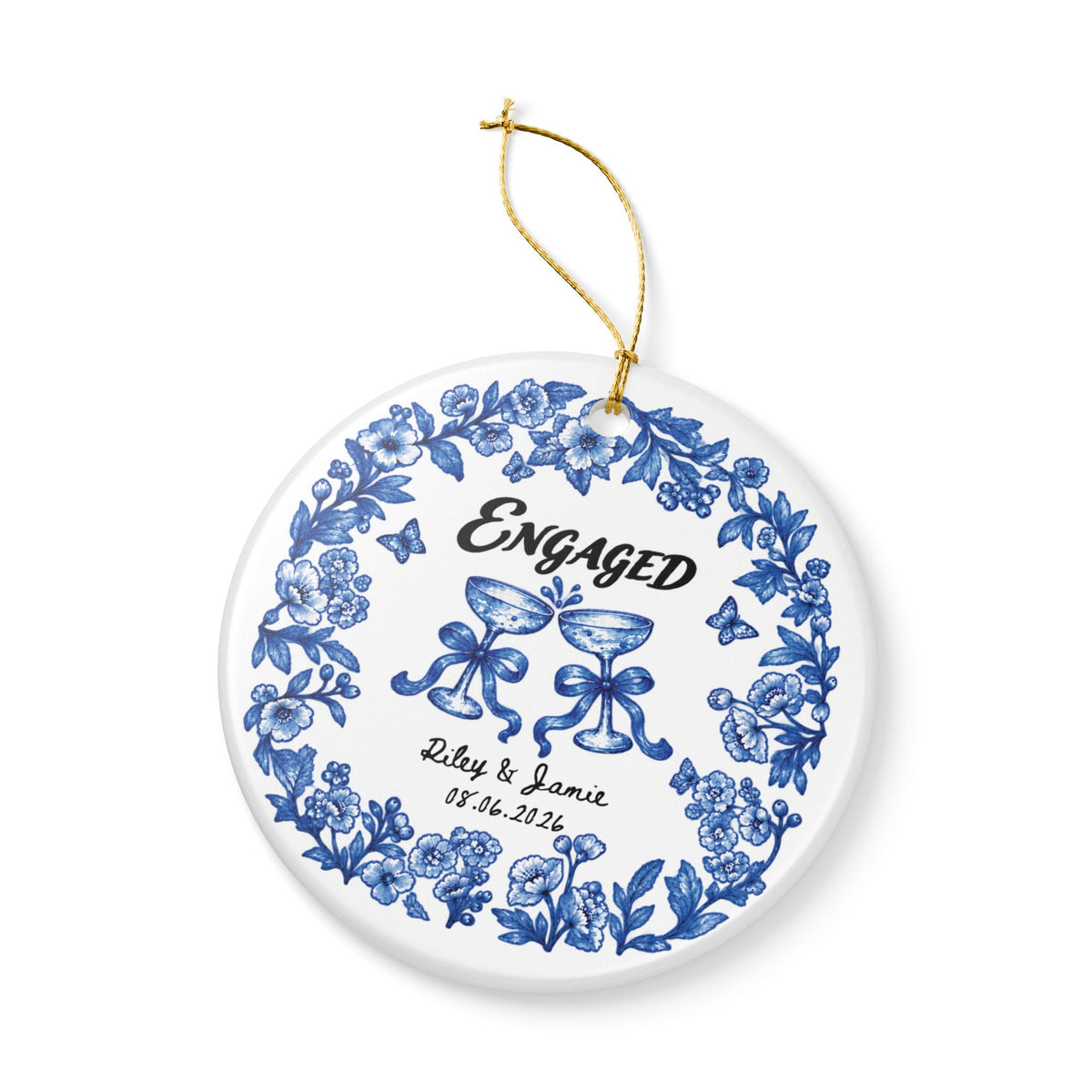 Heritage Single-Sided Ceramic Ornament