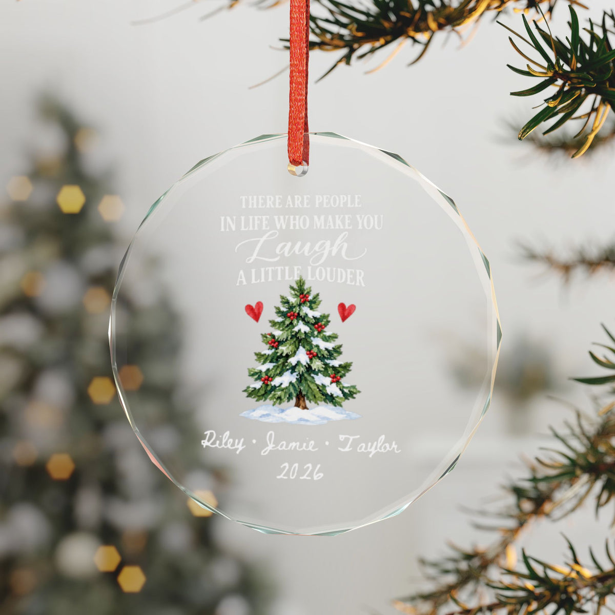Signature Crystal Christmas Ornament