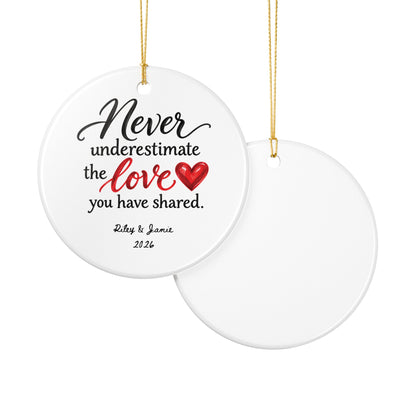 Heritage Single-Sided Ceramic Ornament