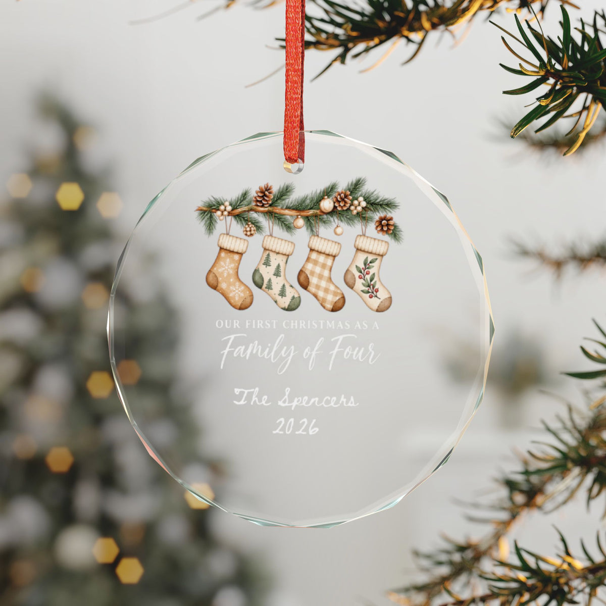 Signature Crystal Christmas Ornament