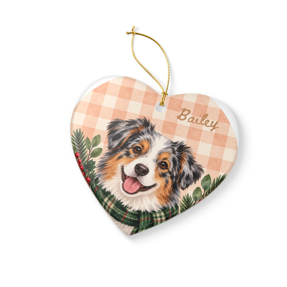 Copy of Personalized Pet Christmas Ceramic Ornament Dog & Cat Keepsake
