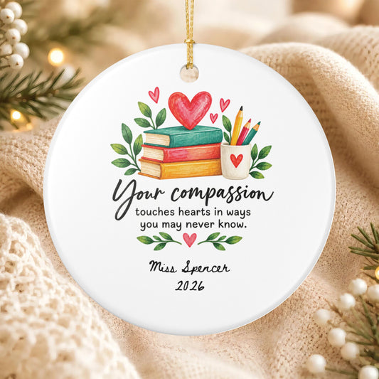 Heritage Single-Sided Ceramic Ornament