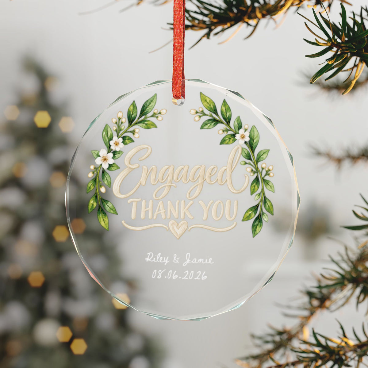 Signature Crystal Christmas Ornament