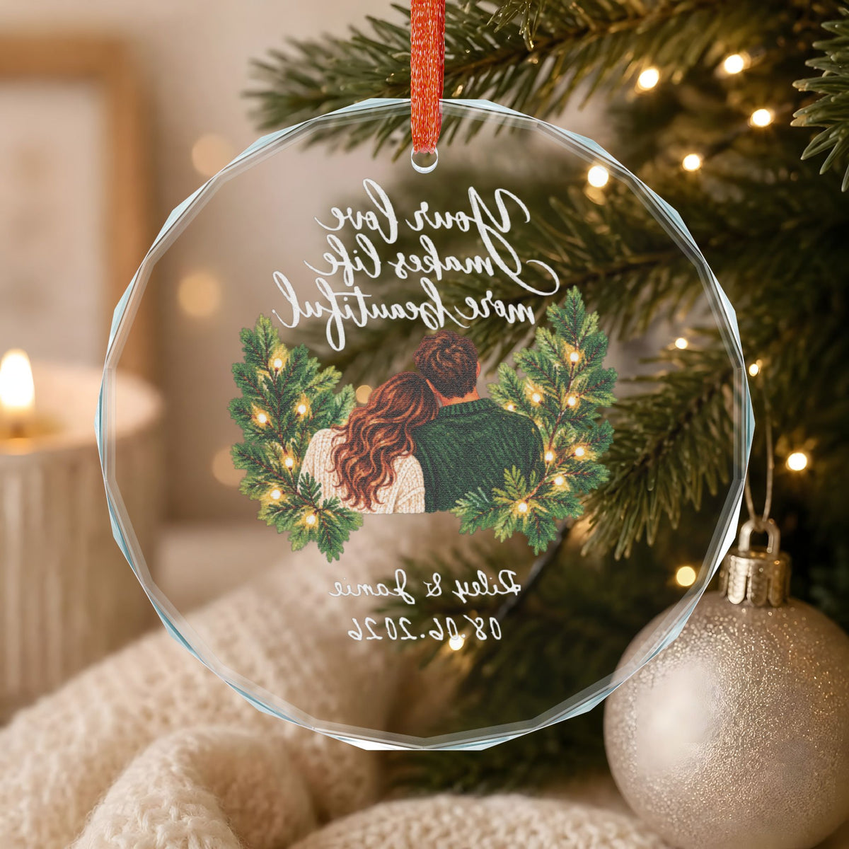 Signature Crystal Christmas Ornament