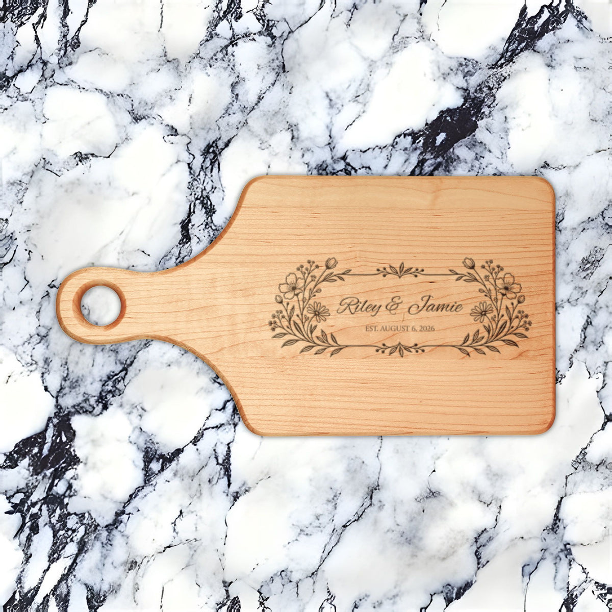 Atelier Engraved Personalized Wooden Cutting Board