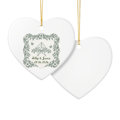 Heritage Single-Sided Ceramic Ornament