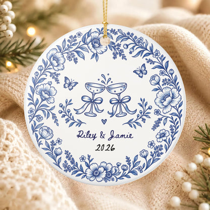 Heritage Single-Sided Ceramic Ornament