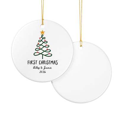 Heritage Single-Sided Ceramic Ornament