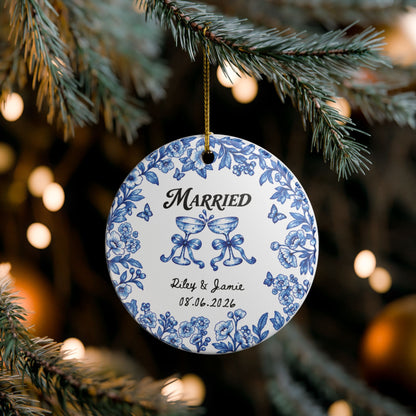 Heritage Single-Sided Ceramic Ornament