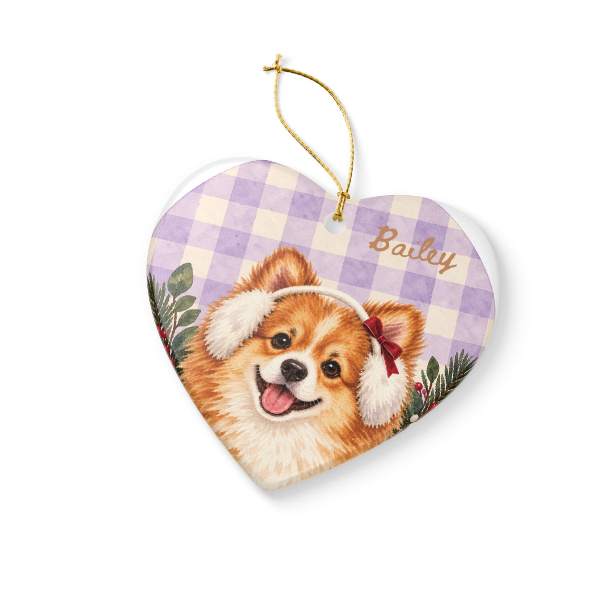 Copy of Personalized Pet Christmas Ceramic Ornament Dog & Cat Keepsake