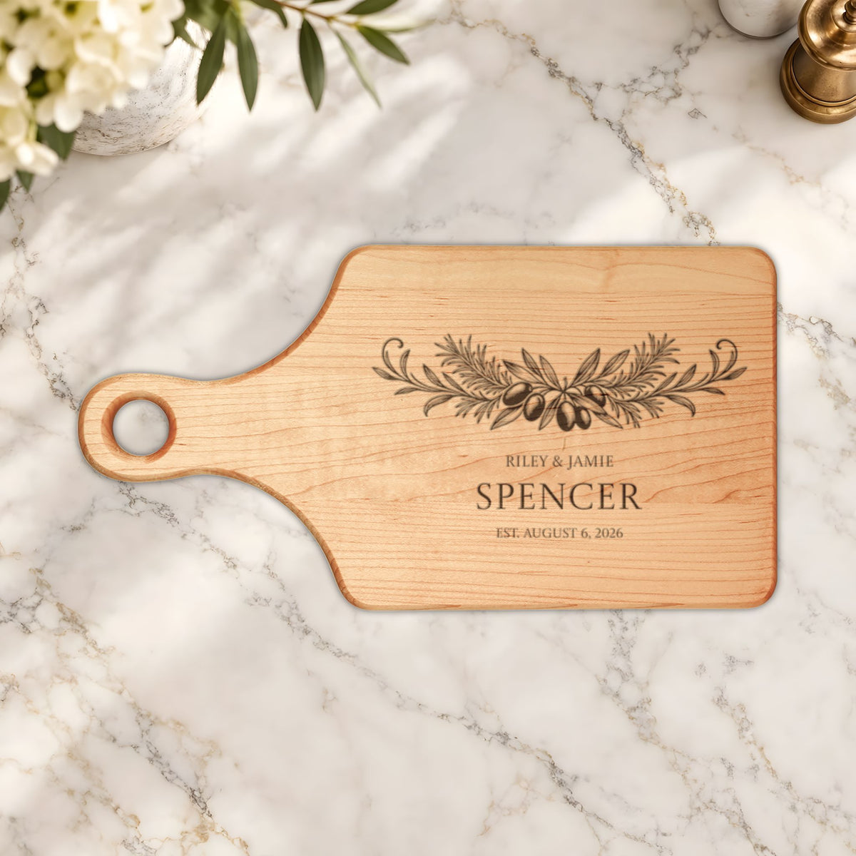 Atelier Engraved Personalized Wooden Cutting Board