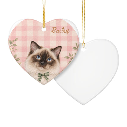Copy of Personalized Pet Christmas Ceramic Ornament Dog & Cat Keepsake