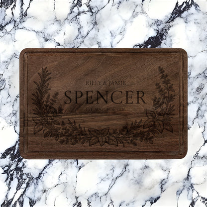 Atelier Engraved Personalized Wooden Cutting Board
