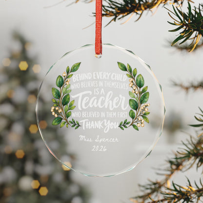 Signature Crystal Christmas Ornament
