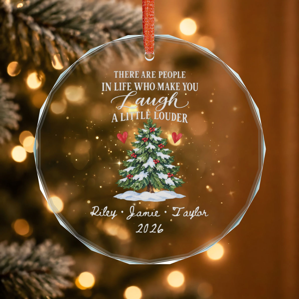 Signature Crystal Christmas Ornament