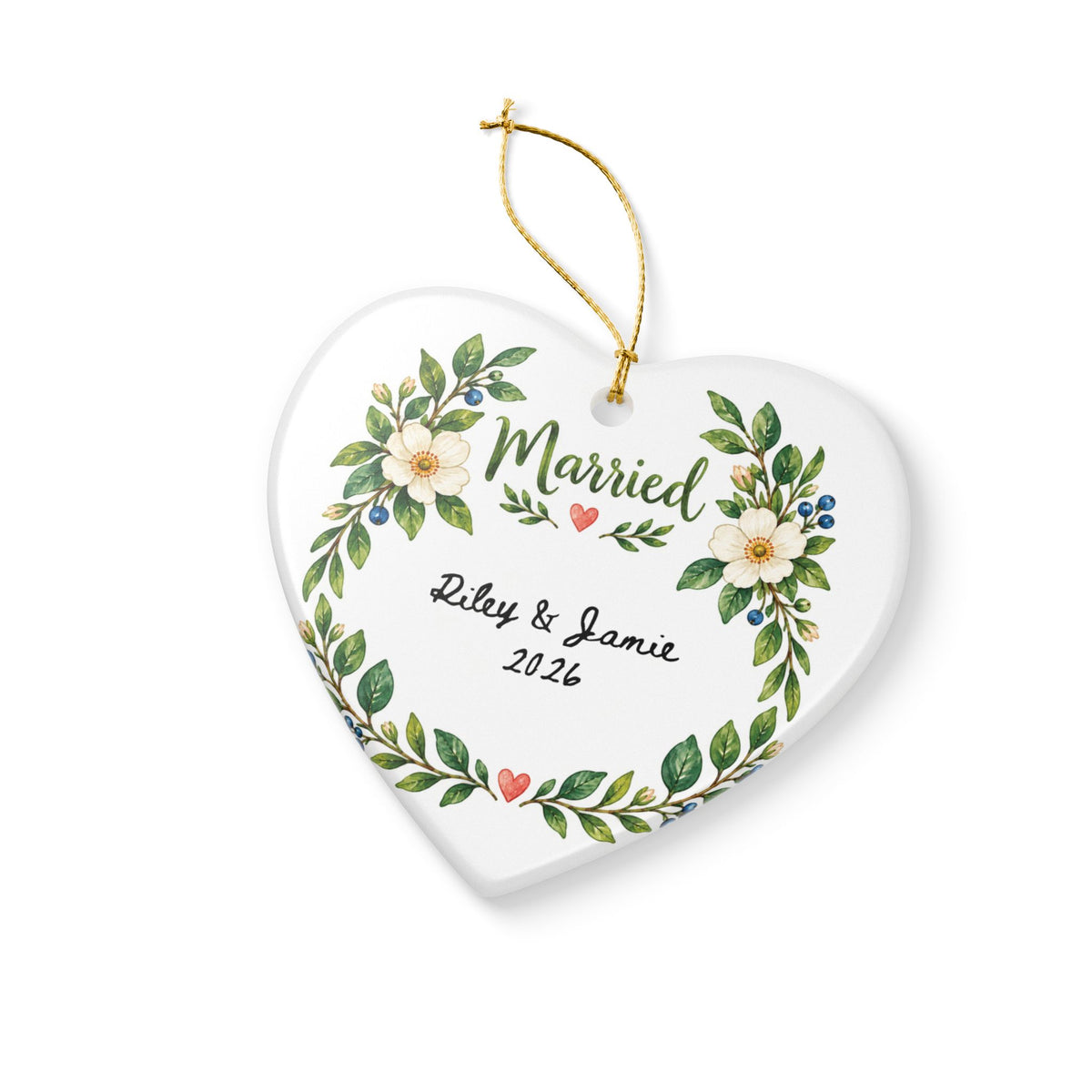 Heritage Single-Sided Ceramic Ornament