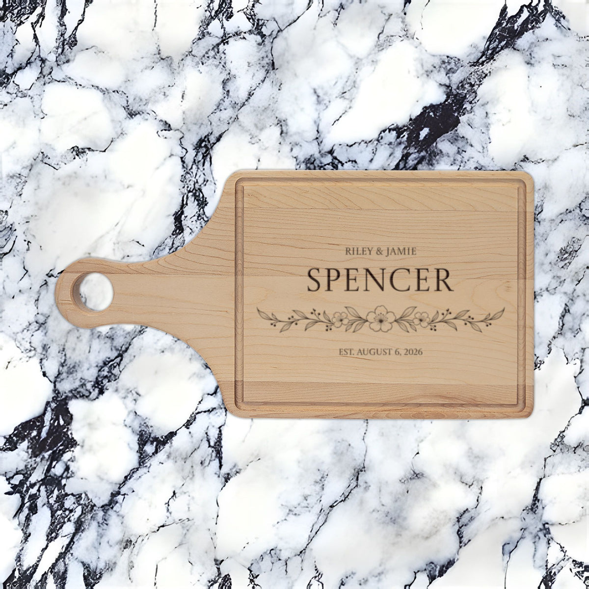 Atelier Engraved Personalized Wooden Cutting Board