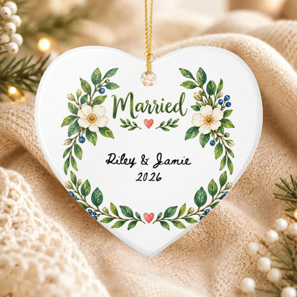 Heritage Single-Sided Ceramic Ornament