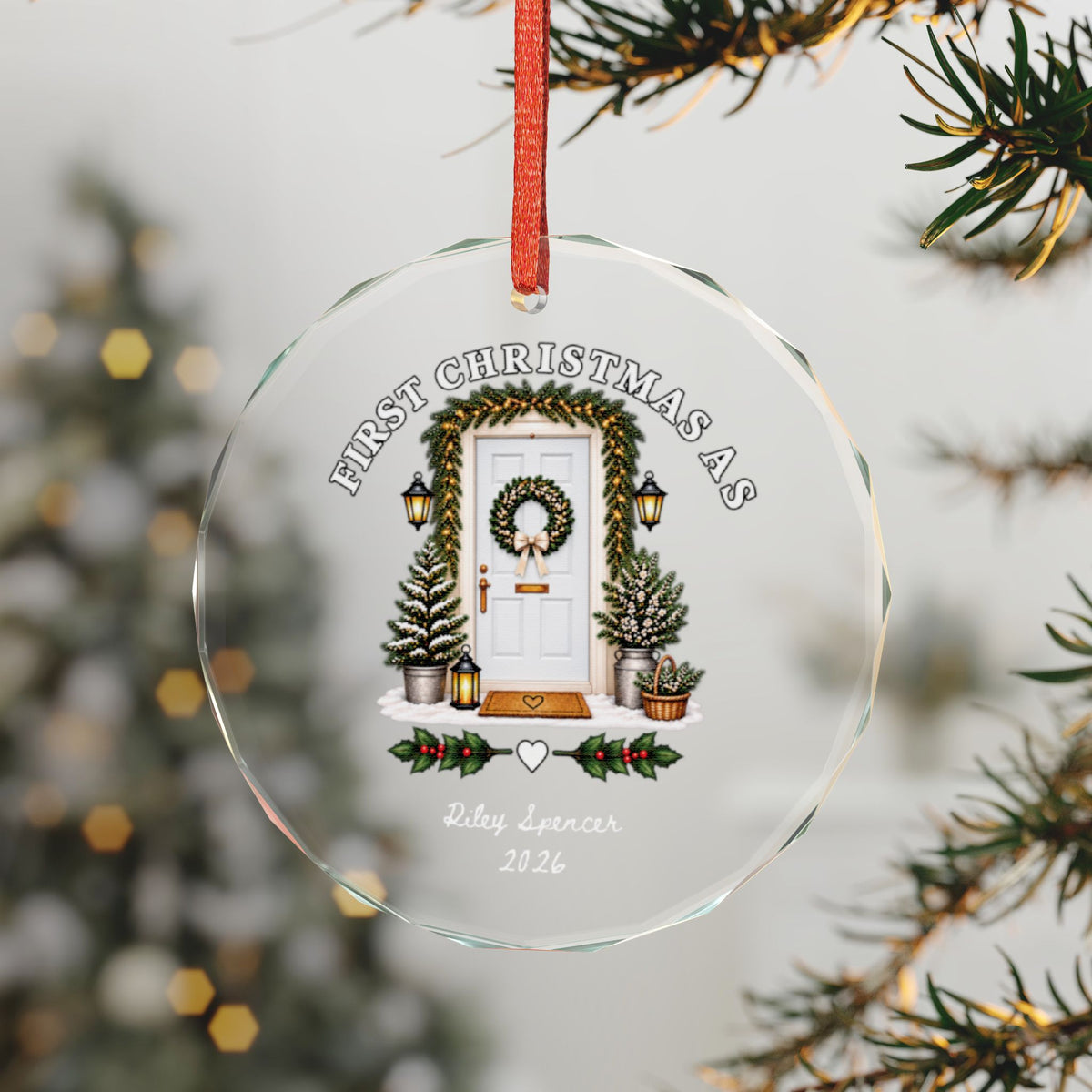 Signature Crystal Christmas Ornament