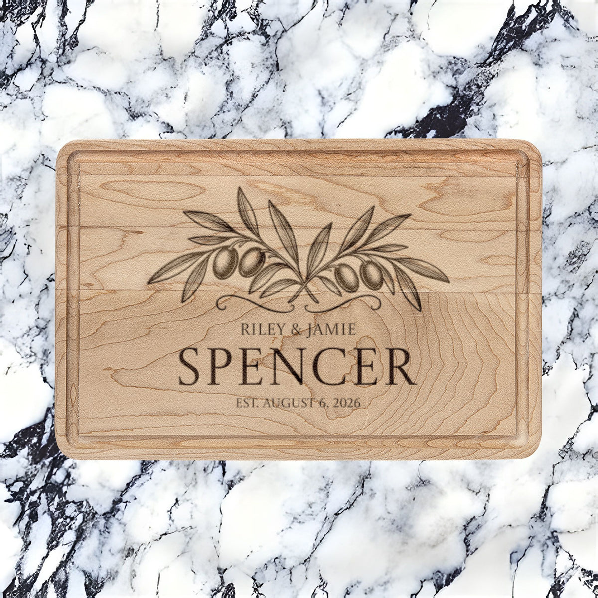 Atelier Engraved Personalized Wooden Cutting Board