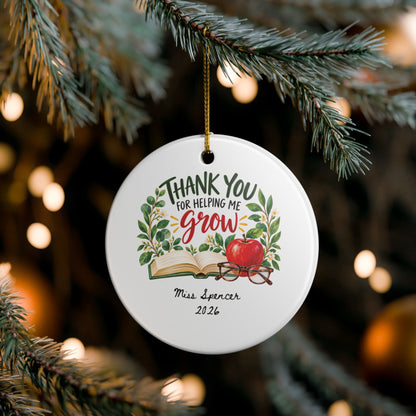 Heritage Single-Sided Ceramic Ornament