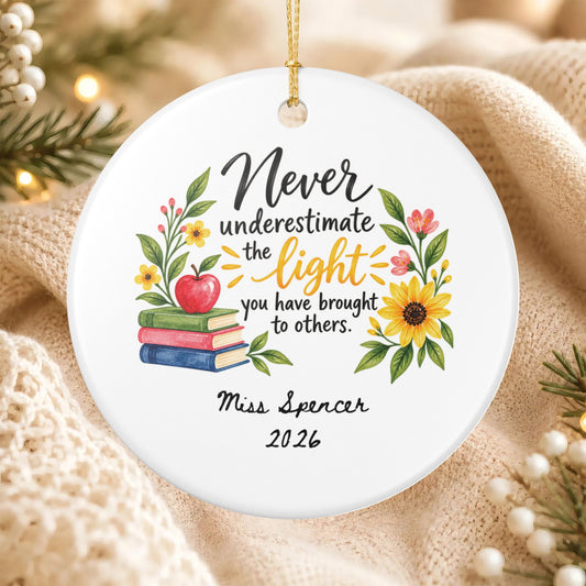 Heritage Single-Sided Ceramic Ornament