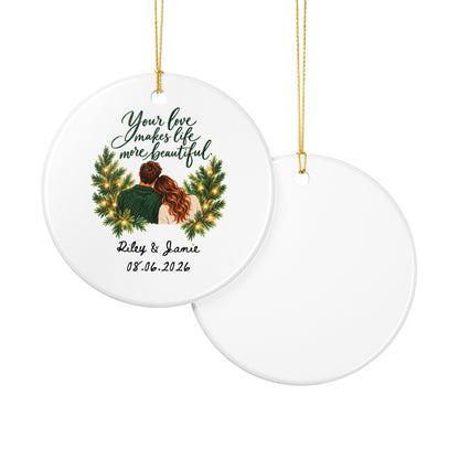 Heritage Single-Sided Ceramic Ornament