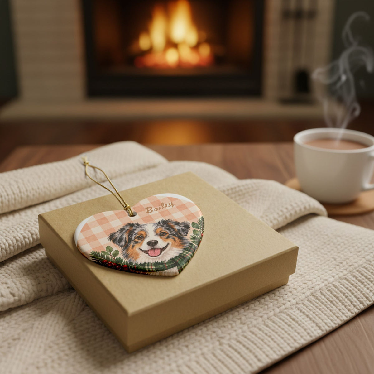 Copy of Personalized Pet Christmas Ceramic Ornament Dog & Cat Keepsake