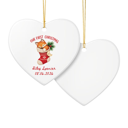 Heritage Single-Sided Ceramic Ornament