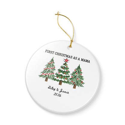 Heritage Single-Sided Ceramic Ornament