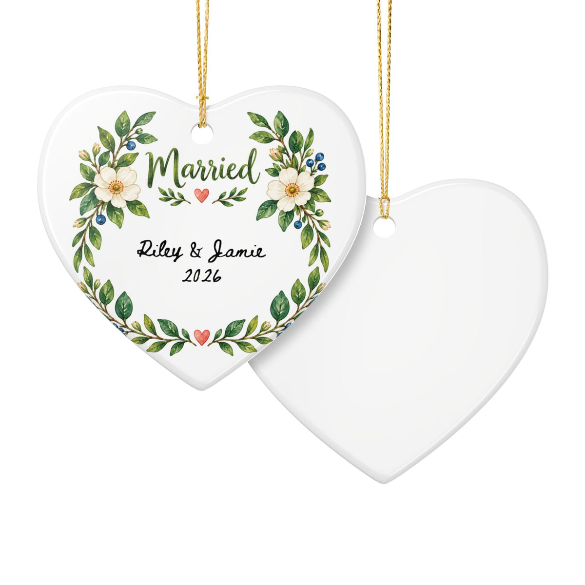 Heritage Single-Sided Ceramic Ornament