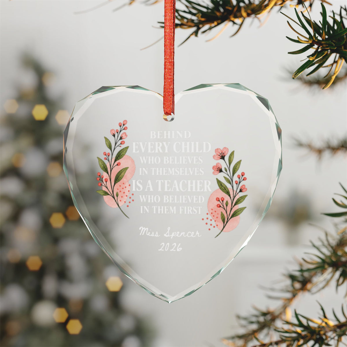 Signature Crystal Christmas Ornament