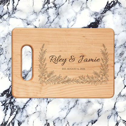Atelier Engraved Personalized Wooden Cutting Board