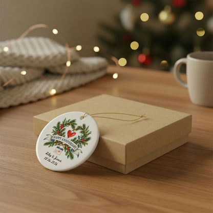 Signature Single-Sided Ceramic Ornament