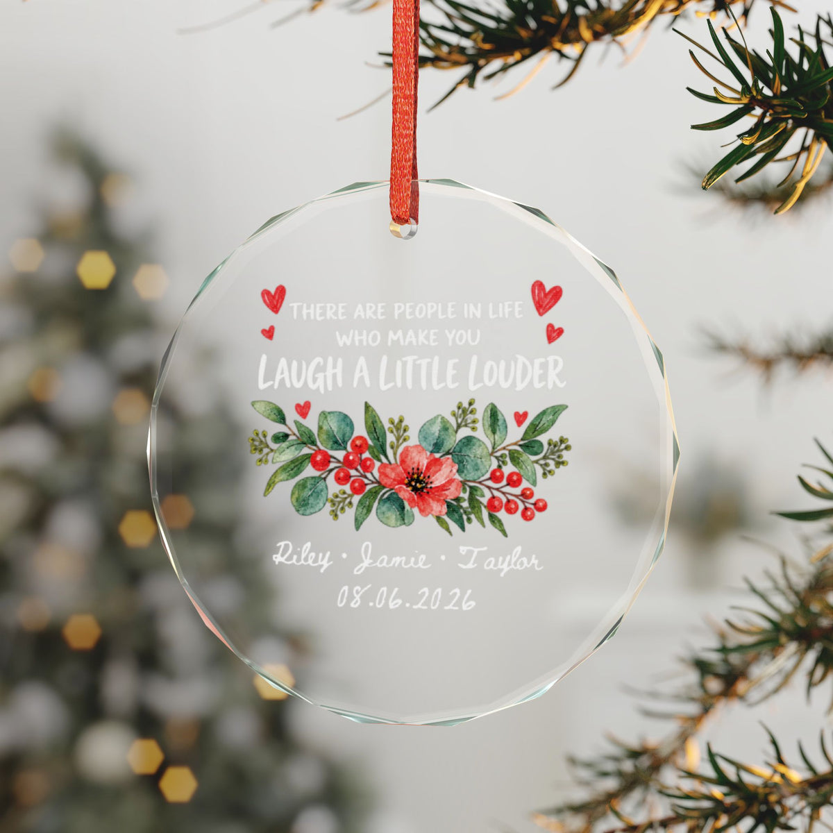 Signature Crystal Christmas Ornament