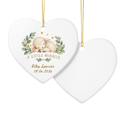 Heritage Single-Sided Ceramic Ornament