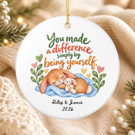 Heritage Single-Sided Ceramic Ornament