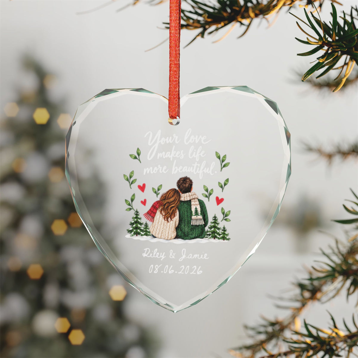 Signature Crystal Christmas Ornament