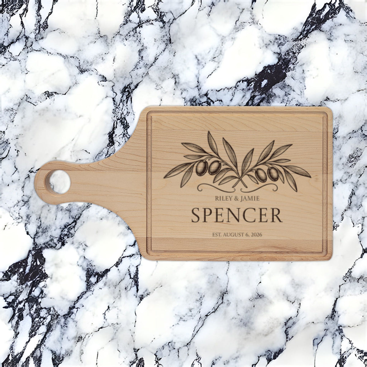 Atelier Engraved Personalized Wooden Cutting Board
