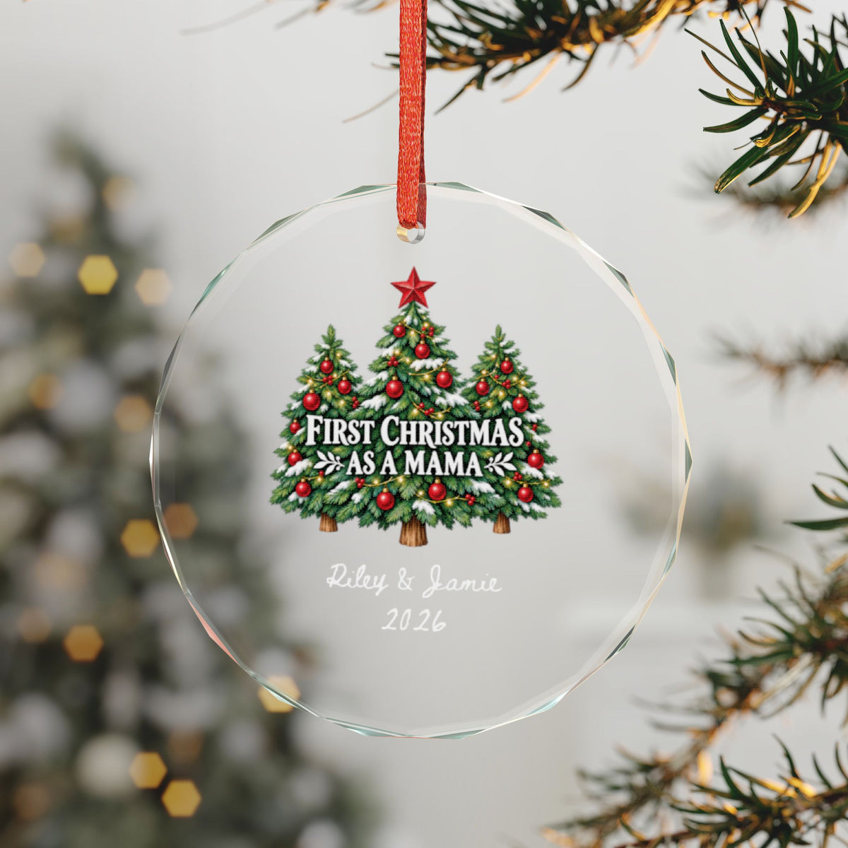 Signature Crystal Christmas Ornament