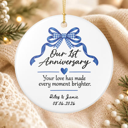 Heritage Single-Sided Ceramic Ornament