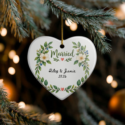 Heritage Single-Sided Ceramic Ornament
