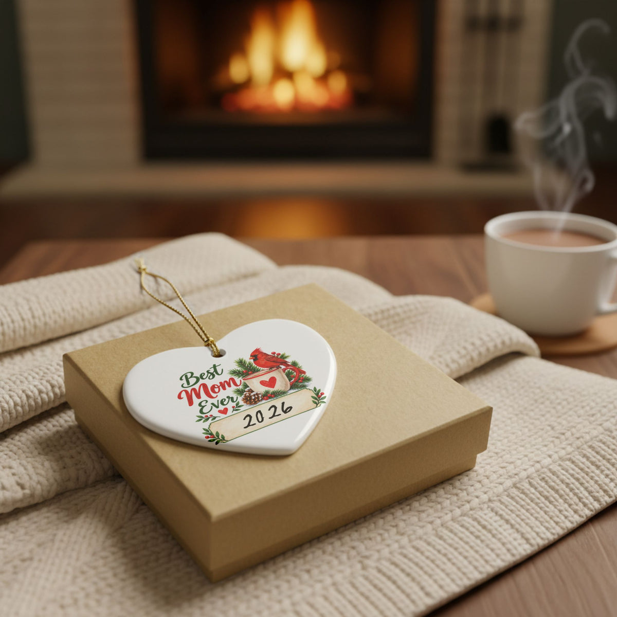 Heritage Single-Sided Ceramic Ornament