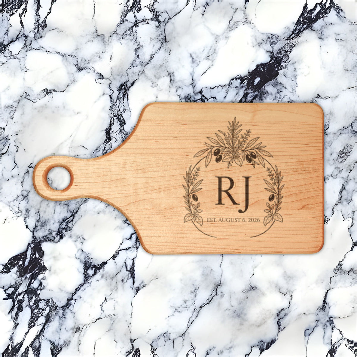 Atelier Engraved Personalized Wooden Cutting Board