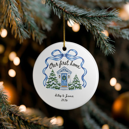 Heritage Single-Sided Ceramic Ornament