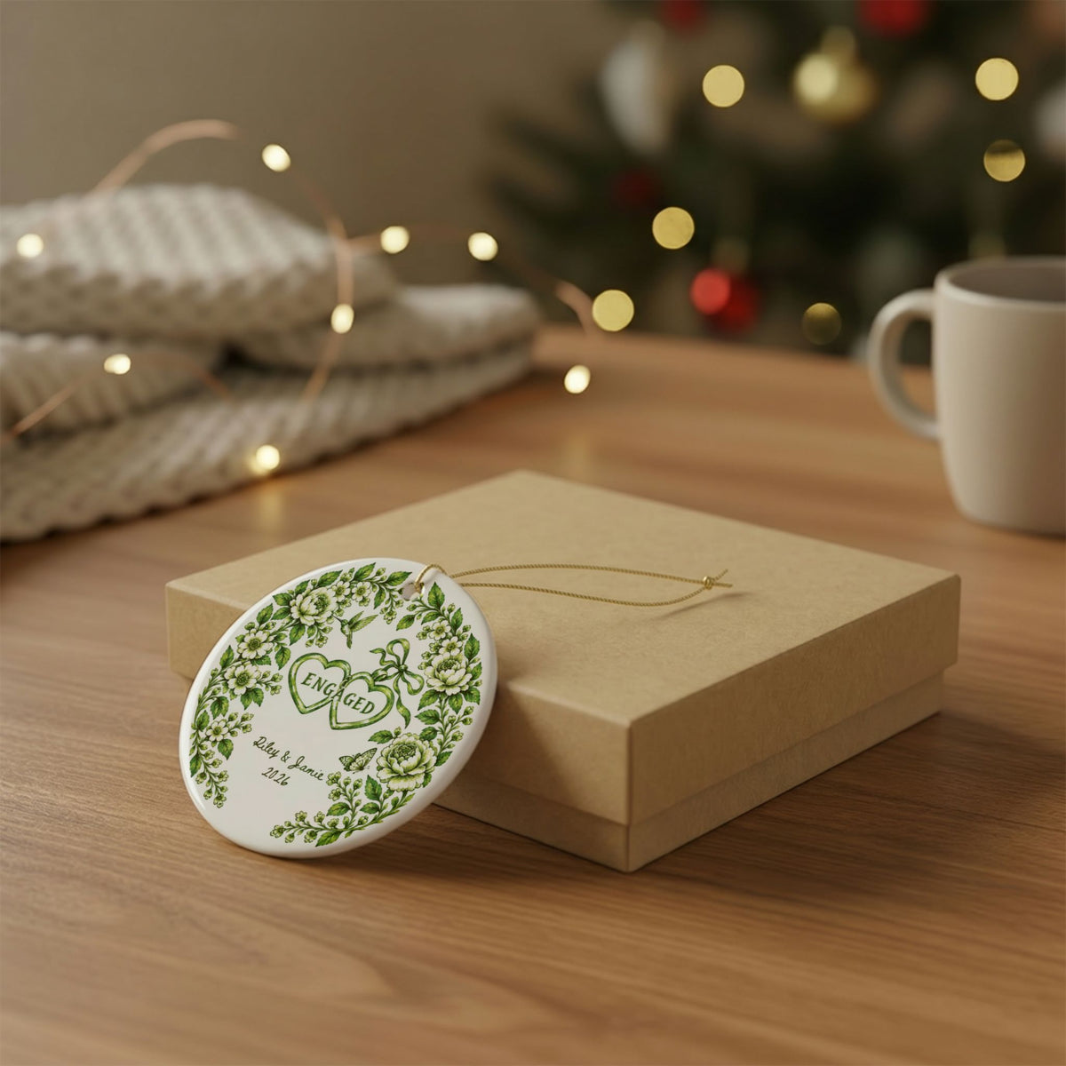 Heritage Single-Sided Ceramic Ornament