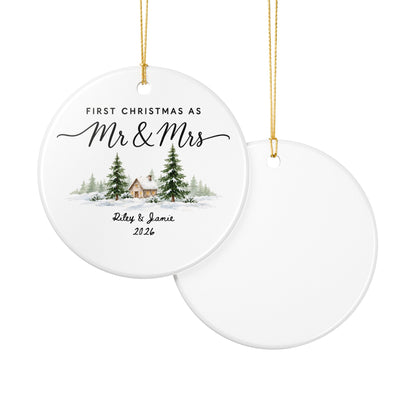 Heritage Single-Sided Ceramic Ornament