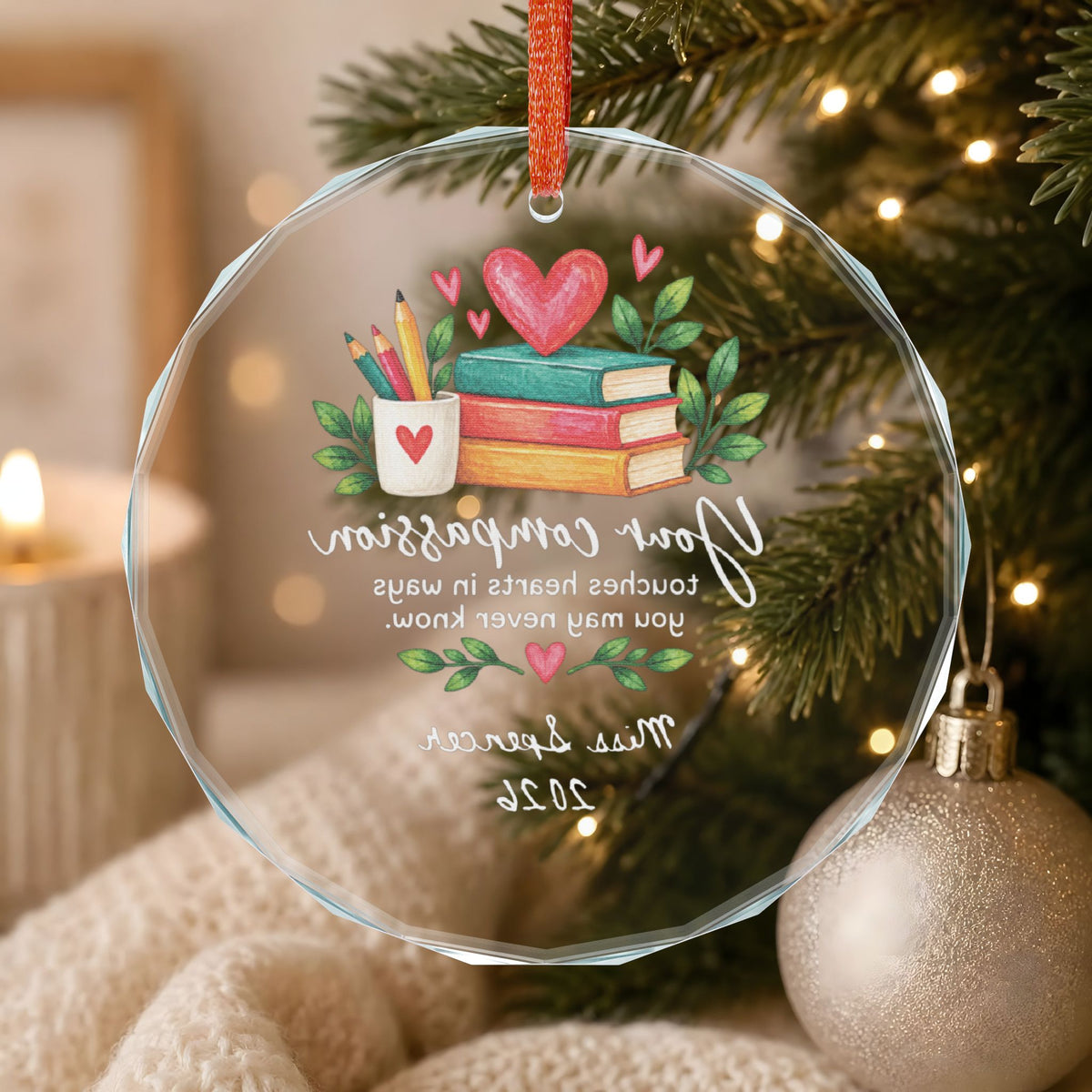 Signature Crystal Christmas Ornament