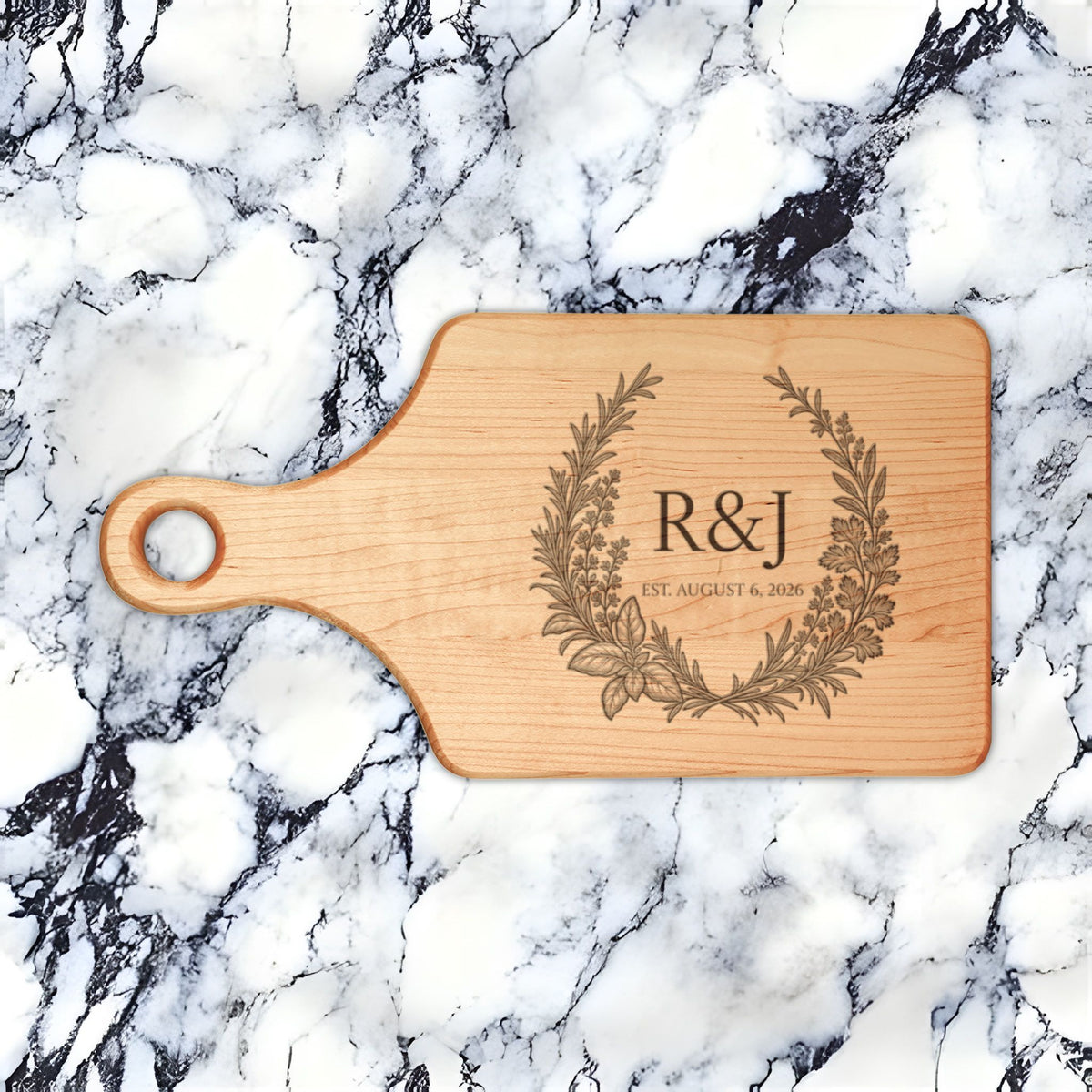 Atelier Engraved Personalized Wooden Cutting Board